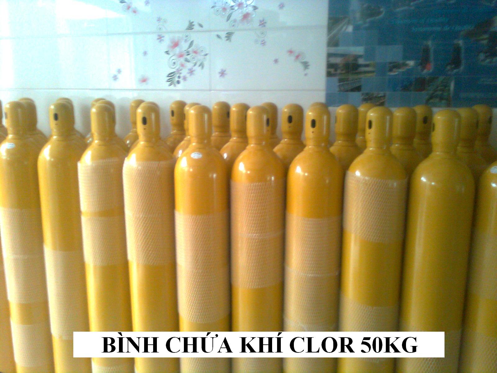 Chai chứa khí Clor