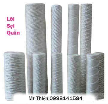 Lõi lọc sợi quấn 10 inch 20 inch 30 inch 40 inch của Hàn Quốc