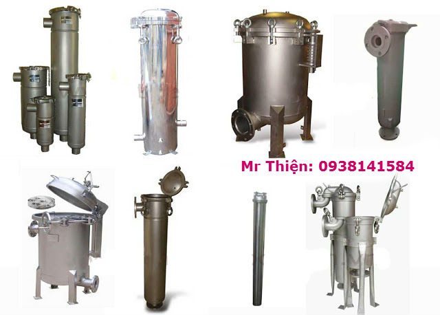 Thiết bị lọc nước công nghiệp, housing lọc chất lỏng