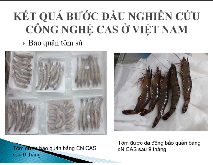 Công nghệ làm lạnh CAS bảo quản thực phẩm tươi ngon trong 10 năm
