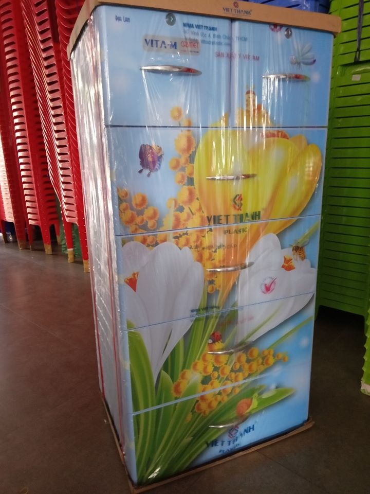 Tủ nhựa đựng quấn áo 5 tầng Việt Thành