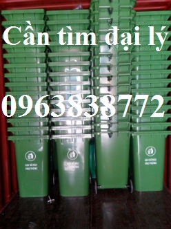 Thùng rác nhựa HDPE