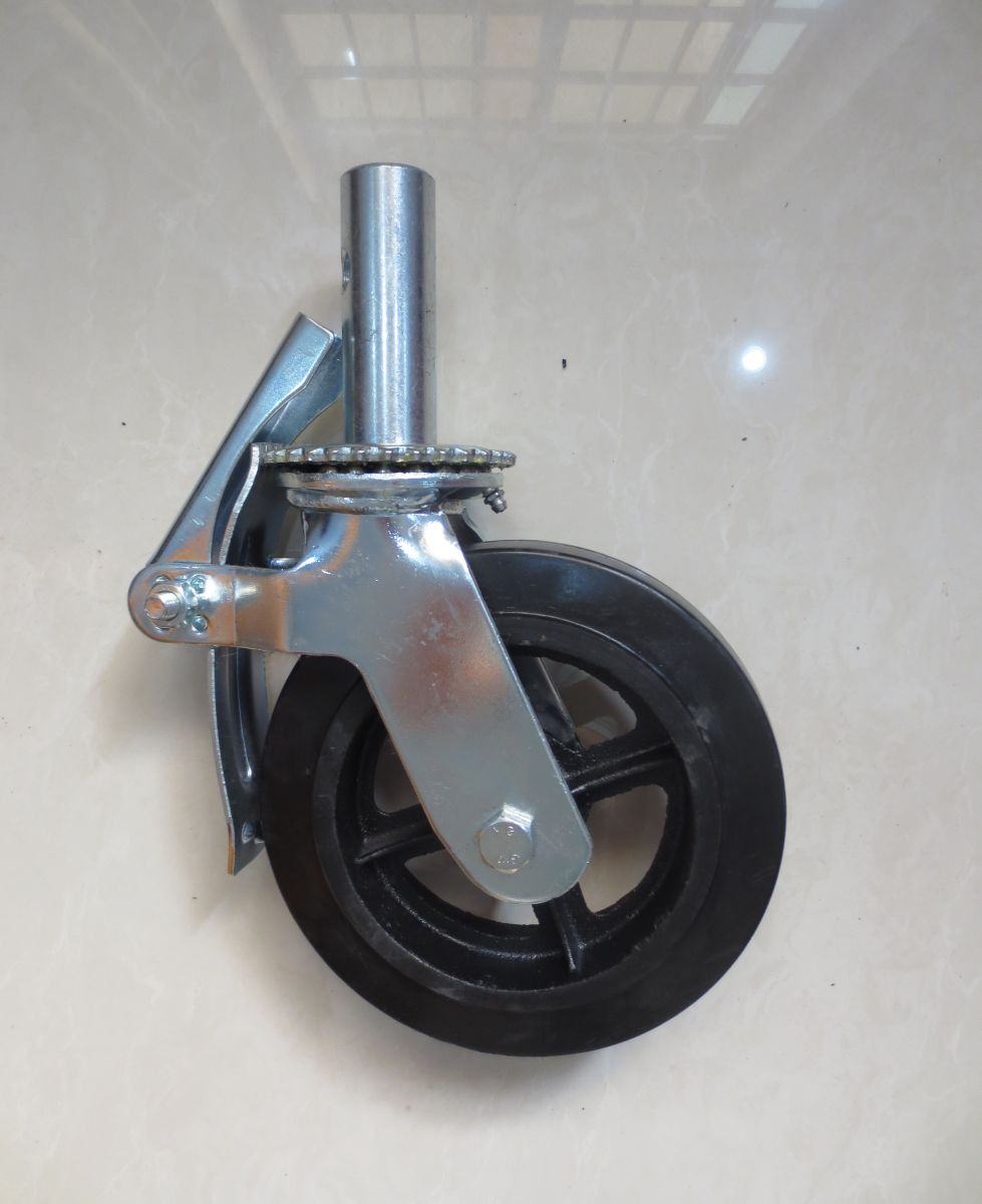 Bánh xe giàn giáo cao su 200 có phanh