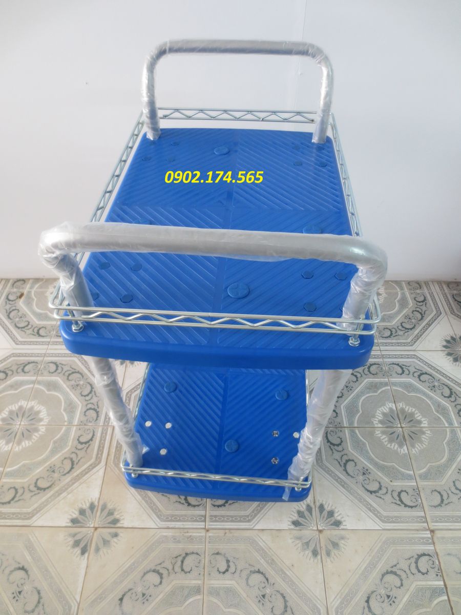 Xe đẩy sàn nhựa 2 tầng FD150-T2