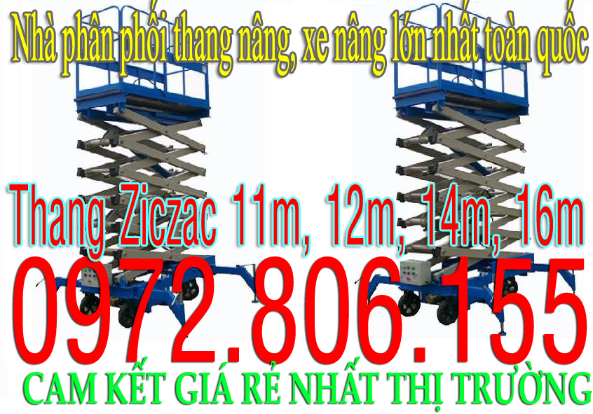 Thang nâng người 300kg - 500kg