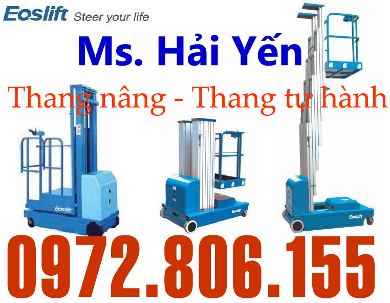 Thang nâng ziczac 125kg - 500kg, cao 6000mm - 16.000mm