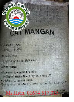 Cát mangan lọc nước