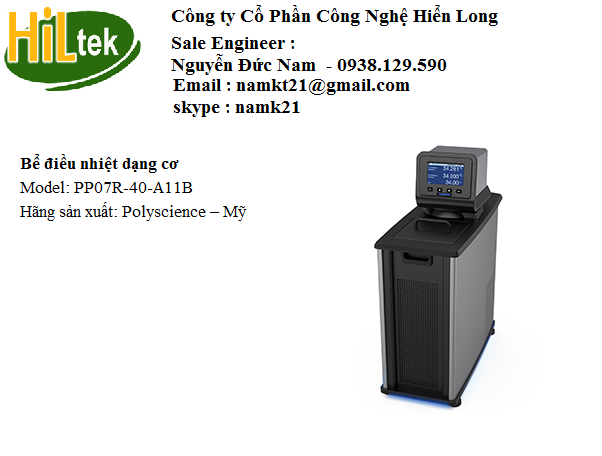 Bể điều nhiệt tuần hoàn nóng Model PP07H200