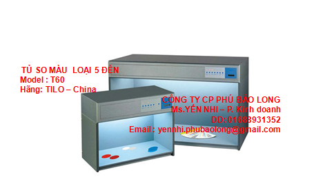 Tủ so màu Model T60 loại 5 đèn