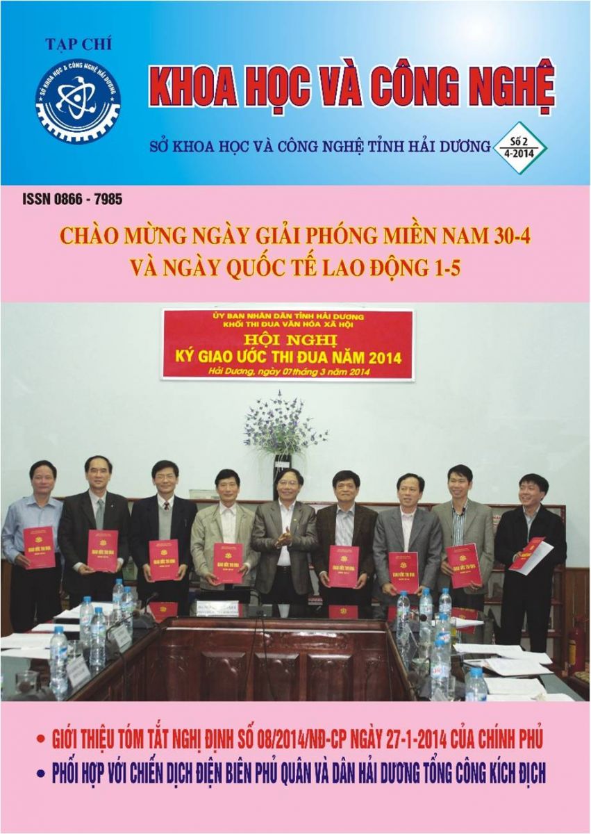 Xuất bản ấn phẩm Tạp chí Khoa học và Công nghệ