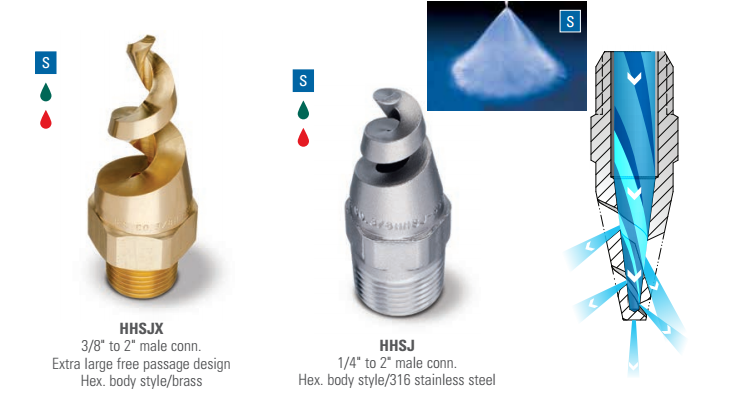 Béc phun xử lý bụi lò hơi