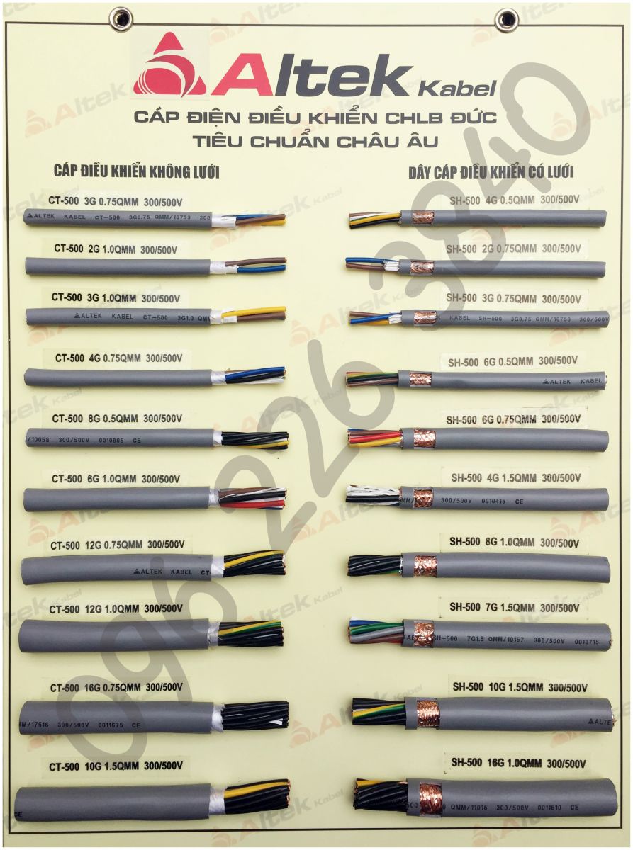 Tìm đối tác phân phối cáp điều khiển Altek Kabel (Đức)