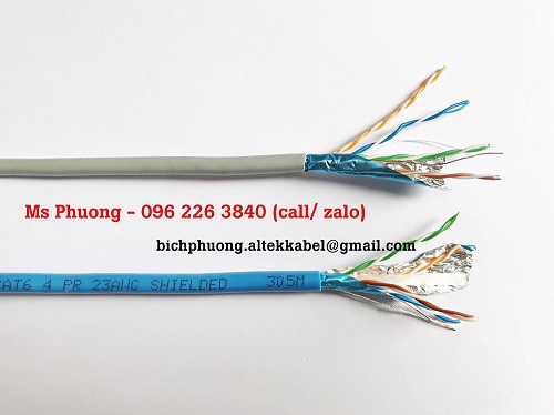 Cáp mạng Altek Kabel Cat5e - Cáp mạng chống nhiễu Cat6, Cáp điều khiển rvv, cvv - Cáp chống nhiễu rvvp, cvvs