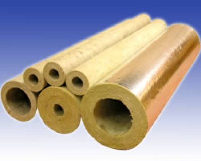 Bông sợi khoáng  dạng ống (Rockwool)