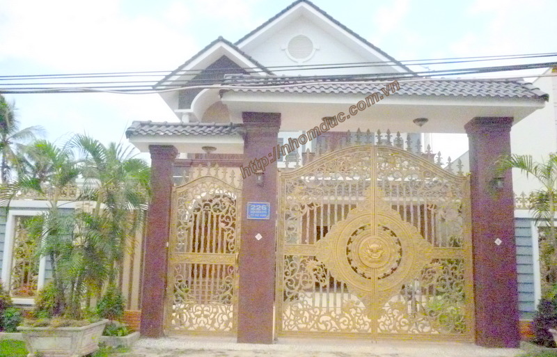 Quy trình sản xuất cổng nhôm đúc