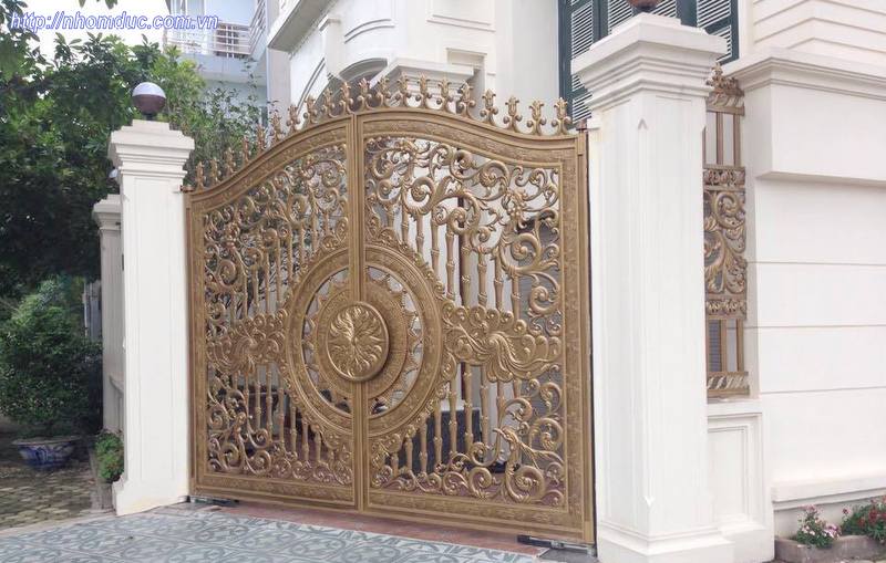 Cửa cổng nhôm đúc GAT 141