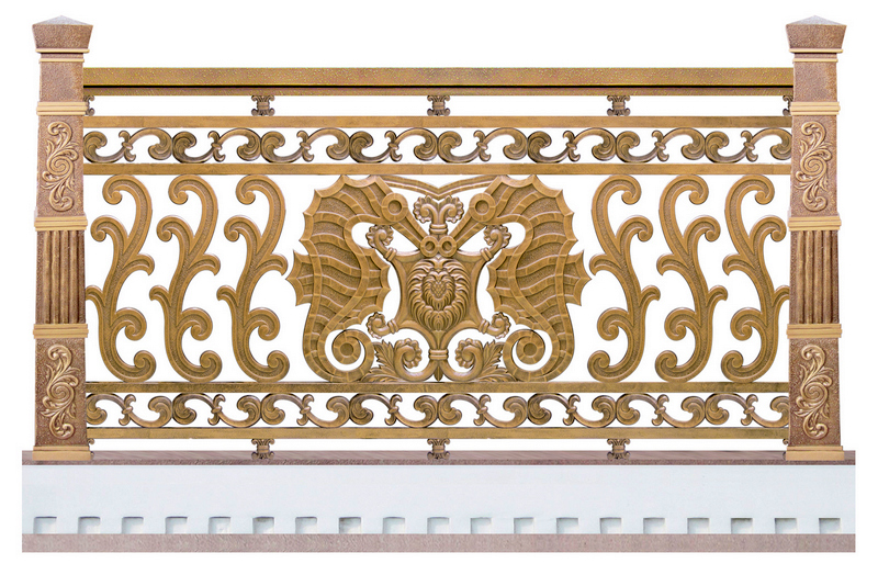 Lan can hợp kim nhôm đúc