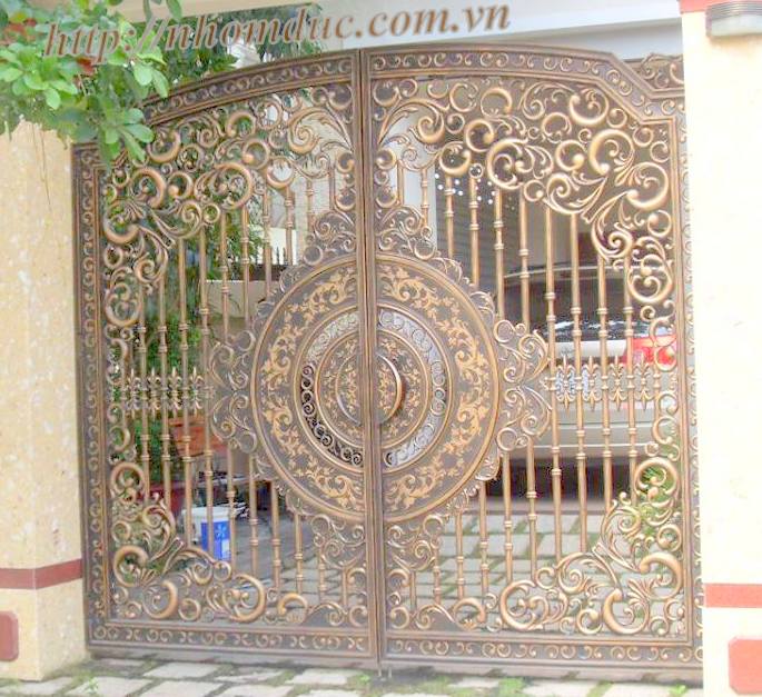 Quy trình sản xuất cổng nhôm đúc