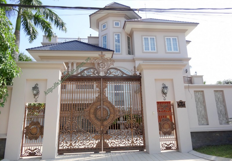 Quy trình sản xuất cổng nhôm đúc