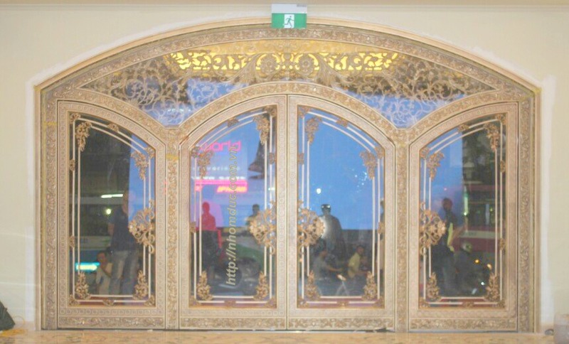 Báo giá cổng nhôm đúc