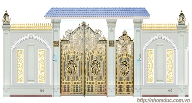 Báo giá cổng nhôm đúc