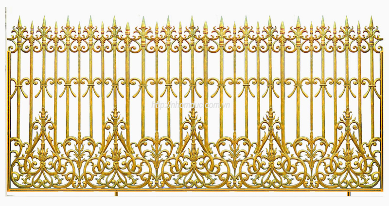 Hàng rào nhôm đúc hợp kim HR 120