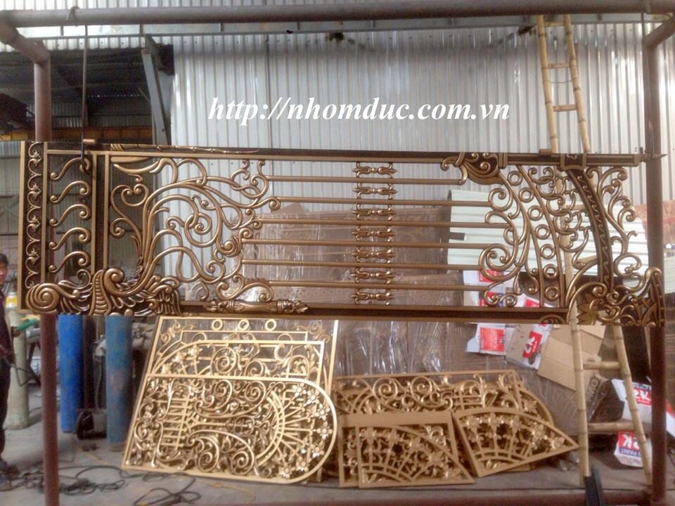 Quy trình sản xuất cổng nhôm đúc