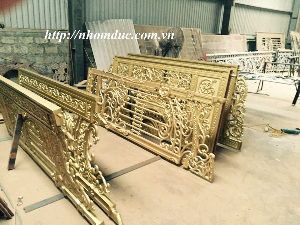 Quy trình sản xuất cổng nhôm đúc