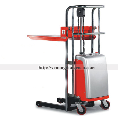 Xe nâng bán tự động điện tải trọng 400kg - Xe nâng tự động mini