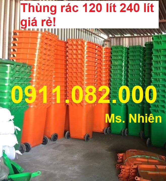 Bán thùng rác 120 lít 240 lít chuyên sỉ- thùng rác giá rẻ tại vĩnh long