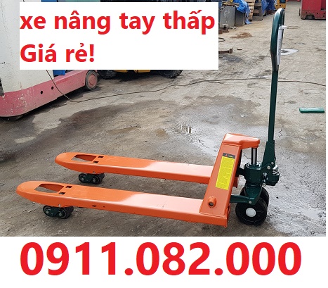 PP xe nâng tay thấp 2500kg giá rẻ tại long an