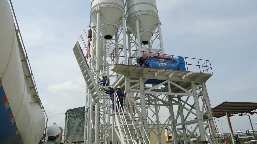 Tháo dỡ và di chuyển trạm trộn Thuận An