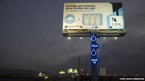 Biển quảng cáo cung cấp nước sạch