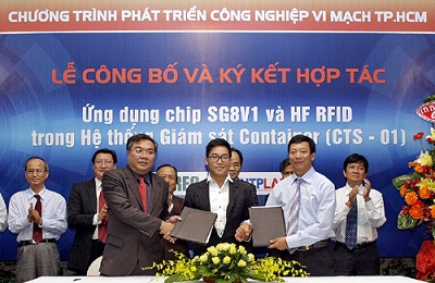 Sản xuất thành công chip giám sát hành trình container