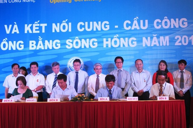 Kết nối cung - cầu công nghệ vùng Đồng bằng sông Hồng năm 2013: 150 tỷ đồng đã được ký kết