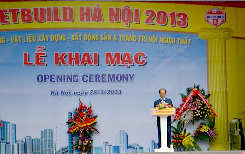 Khai mạc triển lãm Vietbuild Hà Nội 2013